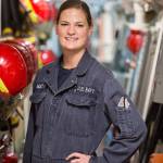 Seaman Jennifer Mathis, a U.S. Navy logistics specialist aboard USS Curtis Wilbur, is a Port Orchard native and 2014 South Kitsap High School graduate. (Navy Office of Community Outreach photo)