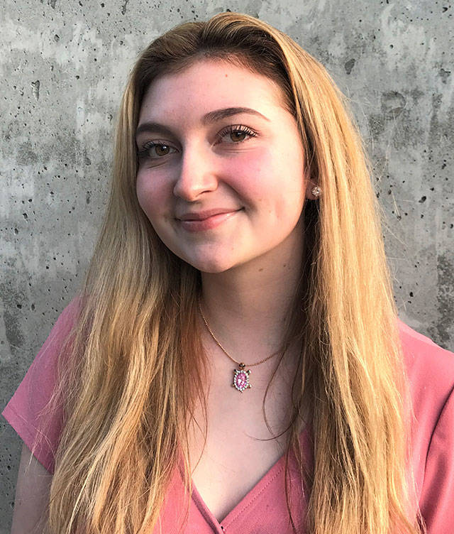 Miss Viking Fest Contestant Brittany Walsworth is a 14-year-old high school freshman at North Kitsap High School. She is involved in OMEA choir, NKHS Aurora Womens choir, yoga, and enjoys writing and swimming. Brittany is sponsored by 2 Brothers Deli, and Advanced Rentals. She is the daughter of David and Debora Walsworth of Poulsbo.