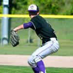 Junior pitcher Isaac Richardson tosses a pitch in his teams game against Fife on May 12. He gave up just three earned runs. Mark Krulish | Kitsap Daily News
