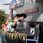 The many military-themed entrants of the annual Armed Forces Day Parade draw 25,000-30,000 people every year.                                Michelle Beahm / 2017 file photo