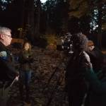 Sheriffs spokesman Deputy Scott Wilson updates reporters late Oct. 31 about the death of a 9-year-old boy in Bremerton. The boys mother is charged with second-degree murder. (Kitsap County Sheriffs Office / File photo)