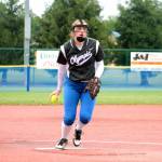 Olympics Dani Snyder gave up one run and scattered seven hits over eight innings of work. (Mark Krulish/Kitsap News Group)