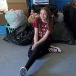 In completing school project, Shelby discovers she lives in a generous town