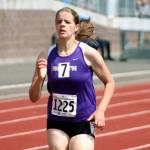 Annika Taylor finished fifth in the 800-meter run. (Mark Krulish/Kitsap News Group)