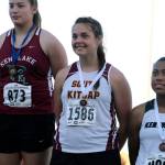 South Kitsap senior Emily Reeder caps her career by finishing third in both the shot put and the discus. (Mark Krulish | Kitsap Daily News photo)