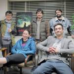 Matt Esteron, Micah Fusco, John Rutherford, Allie Siebert and Hunter Stroud are part of The Arcave production team.                                Photo courtesy Arcave Production Staff