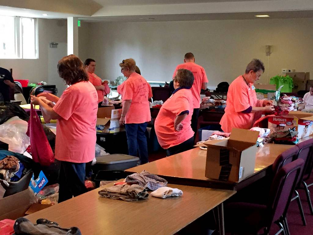 Volunteers at a previous United Way Day of Caring.                                United Way / Courtesy