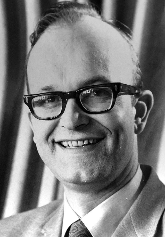 Niels Nielsen as a young bank executive. (Nielsen family photo)