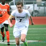 Mark Krulish | Kitsap News Group                                Senior Grant Larson is committed to Northwest Nazarene after scoring more than 20 goals over the past two seasons for South Kitsap.