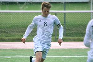 <em>Klahowyas Drew Dickson was named the Co-MVP for the 1A Olympic League.</em>                                Mark Krulish / Kitsap News Group