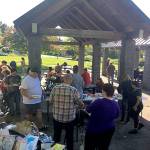 A monthly picnic is held for the Bremerton homeless population, thanks to the efforts of Kimmy Siebens and other volunteers.                                Photo courtesy Bremerton Bremerton Homeless Community Coalition Facebook page