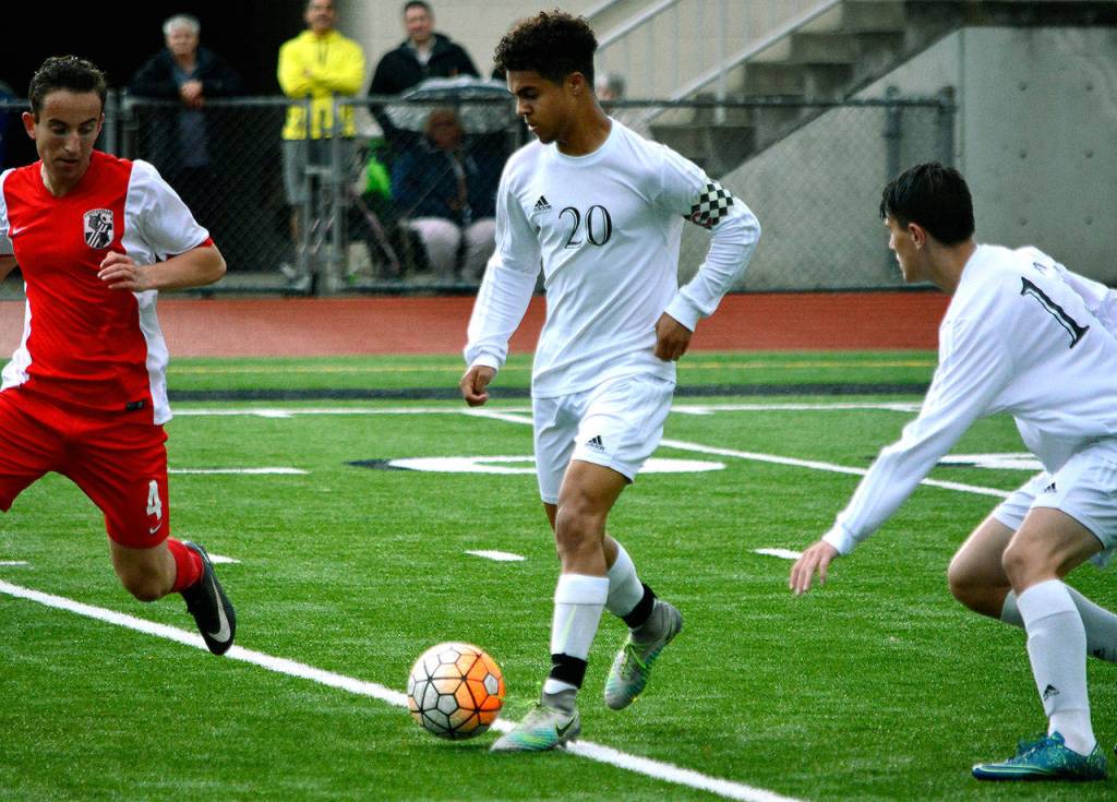Darius Joe was one of he engines 1A second-team all-state (Mark Krulish/Kitsap News Group)