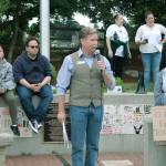 Hundreds gather in Bremerton’s Evergreen Park to protest family separations