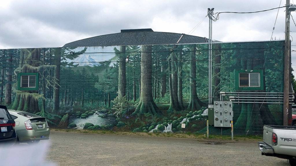 View of the back of Kitsap Rescue Mission. (Tyler Shuey/Kitsap News Group)