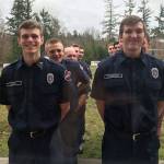 The members of NKF&Rs 2017 volunteer-intern firefighter academy, held in partnership with East Jefferson Fire Rescue, line up to march in for their December graduation and awards ceremonies. Candidates who successfully complete the academy get more than certifications; graduates earn a sense of true achievement to carry them forward as they pursue their dream of a fire service career. Courtesy Michele Laboda.