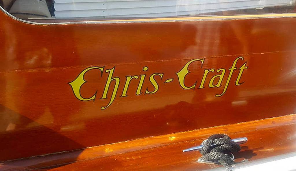 Champagne, anyone? Chris Craft wooden boats bring elegance to marina