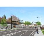A rendering of the completed Silverdale Way road improvement project. (Kitsap County Public Works)