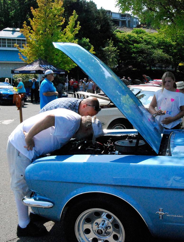 Glorious day for a car show: Mustangs on the Waterfront