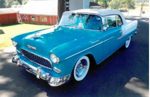 Larry Stokes photo                                This beautiful 1955 Chevrolet Bel-Aire convertible is owned by Larry and Shirley Stokes. It will be one of the featured cars on display at the CRUZ Car Show.