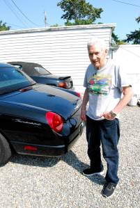 Bob Smith | Independent                                John Winters, who is a longtime car fan and a charter member of the South Kitsap-based Saints Car Club, plans to show off his gorgeous black 2002 Ford Thunderbird at the CRUZ Car Show Aug. 12.