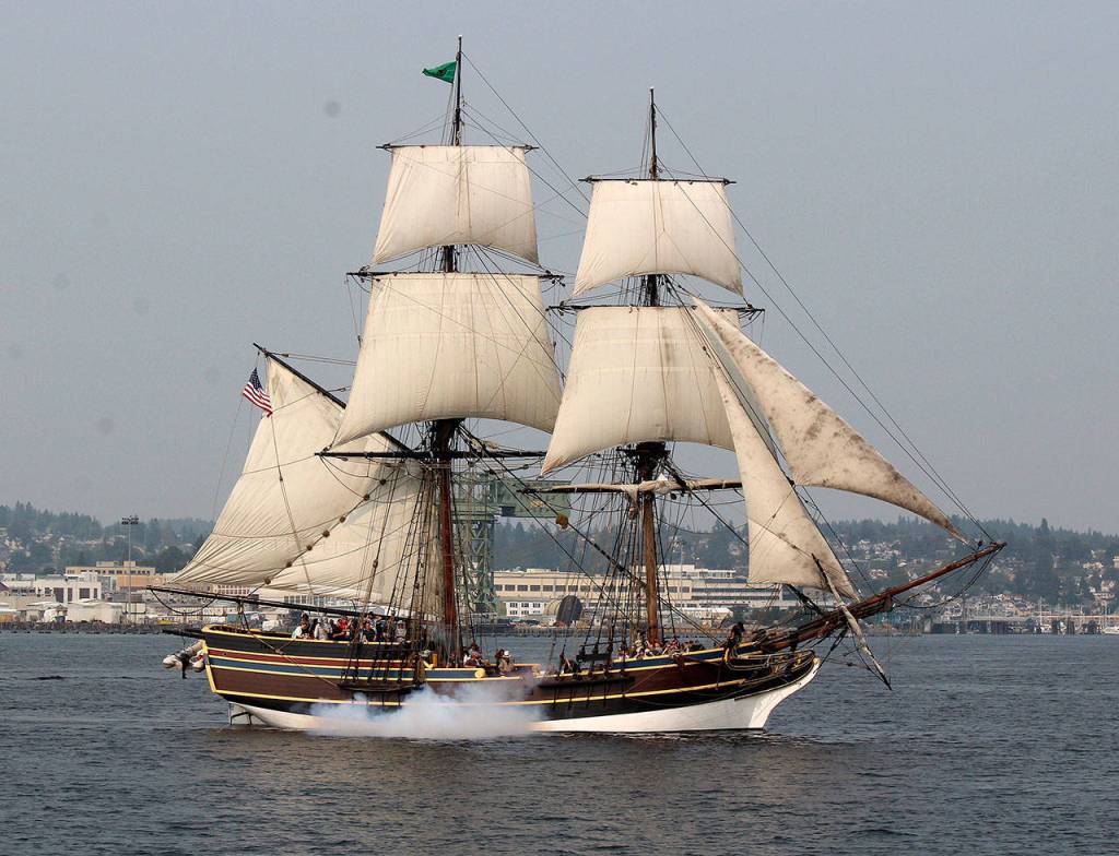 Cat-and-mouse play on Sinclair Inlet: Tall ships in port a reminder of past centuries