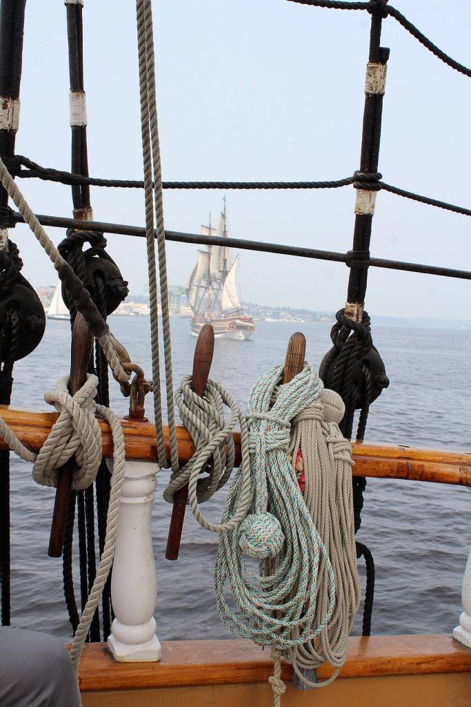 Cat-and-mouse play on Sinclair Inlet: Tall ships in port a reminder of past centuries