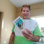 John Kuntz receives postcards, food and mail from friends and followers at selected destinations during his trip. (Photo courtesy John Kuntz)