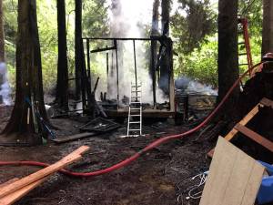 30 chickens die in Hansville fire