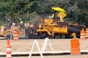 Construction crews are back at work on county road projects