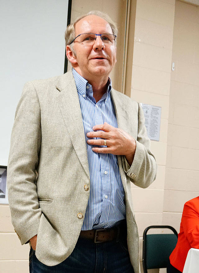 David Daggett, a Democrat, is seeking the 35th Legislative District Position 2 state representative seat. (Bob Smith | Kitsap Daily News)