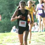 Freshman runner Taylor Nichols won her second 4,000-meter league race of the season in 15:51.34 at Gateway Park in Gig Harbor. (Mark Krulish/Kitsap News Group)