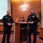 Officer Kennedy was sworn in on Wednesday, Sept. 19. Nick Twietmeyer | Kitsap News Group.