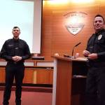 Officer Miulli was sworn in on Wednesday, Sept. 19. Nick Twietmeyer | Kitsap News Group.