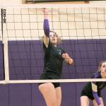 North Kitsaps Autumn Carver looks to tap the ball past the defense in her teams win over Kingston. (Mark Krulish/Kitsap News Group)