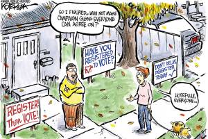 A sign we all can agree about