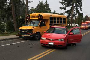 NKSD special education bus involved in traffic accident