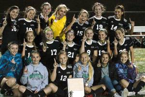 Klahowya wins the District 3 1A girls soccer tournament. (Mark Krulish/Kitsap News Group)