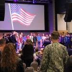 Gateway Eagles Elementary School held a Veterans Day chapel to honor former and active duty service members.