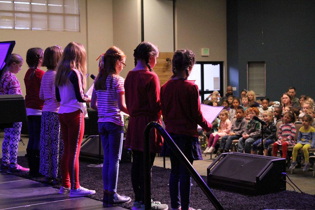 Gateway Eagles Elementary School held a Veterans Day chapel to honor former and active duty service members.