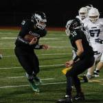 Klahowyas Hunter Wallis named the defensive Player of the Year in the Nisqually League. (Mark Krulish/Kitsap News Group)