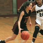 Kingston sophomore Kylee Walker is one of four underclassmen in the Buccaneers starting lineup this season. (Mark Krulish/Kitsap News Group)