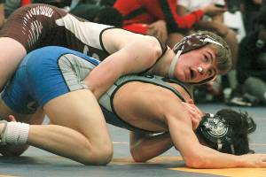 South Kitsap sophomore Xavier Eaglin went 4-0 at the Olympic Duals on Dec. 8. (Mark Krulish/Kitsap News Group)