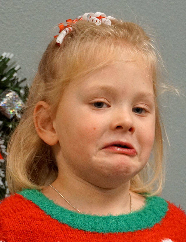 Is broccoli on the Christmas dinner menu for Raegan? (Bob Smith | Kitsap Daily News)