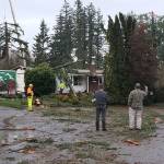 Residents who suffered damage from the Dec. 18 tornado are advised to carefully check the credentials of individuals who claim to be licensed and bonded contractors capable of performing repair and cleanup duties to homes and businesses. (Robert Zollna | Kitsap Daily News)