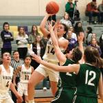 Noelani Barreith flies through the lane against Port Angeles. Barreith finished with 24 points, four assists, five steals and two blocks. (Mark Krulish/Kitsap News Group)