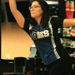 Marissa Nemeth is the 2018-2019 Olympic League champion. Nemeth knocked down 487 pins over three games for a 162 average. (Mark Krulish/Kitsap News Group)