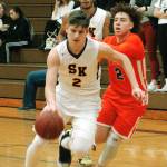 Junior forward Gavin Morkert had a big night against Graham-Kapowsin, scoring 25 points on a 10 for 13 shooting performance. (Mark Krulish/Kitsap News Group)