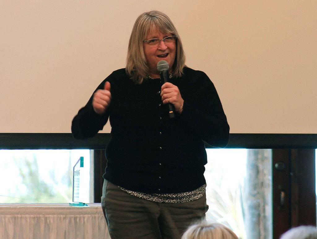 Marla Morey is a 1974 graduate of South Kitsap High School and excelled in volleyball, basketball, tennis and track. She currently teaches physical education in the Central Kitsap School District. (Mark Krulish/Kitsap News Group)