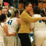 Olympic pulled off an upset of Sequim on Tuesday to force a winner-take-all game with Kingston on Thursday. (Mark Krulish/Kitsap News Group)