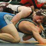 Mark Krulish/Kitsap News Group                                Xavier Eaglin was one of South Kitsaps two first-place finishers at the SPSL 4A championship meet.